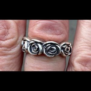 King baby studios eternity rose bang ring